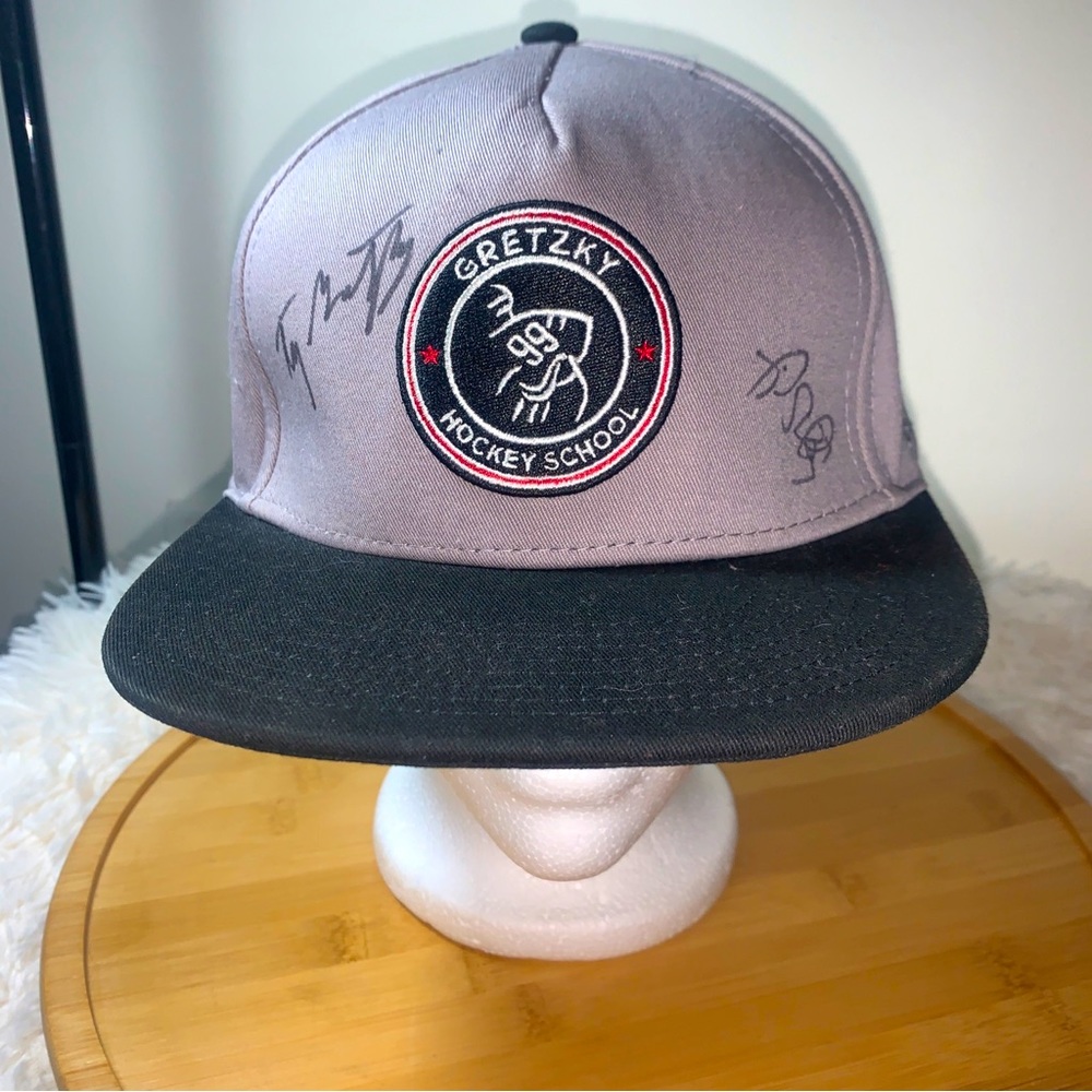 Sauce Hockey Trucker Hat Cap Mesh Snapback Gretzky Hockey School *Signed*